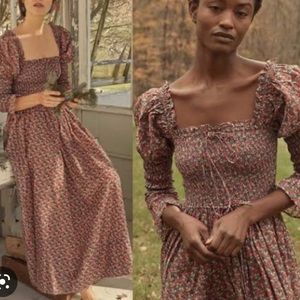 Doen Bijou Dress in Roseraie Floral size xs